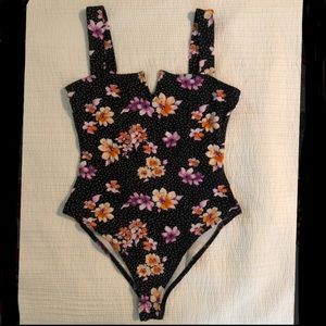 Floral body suit